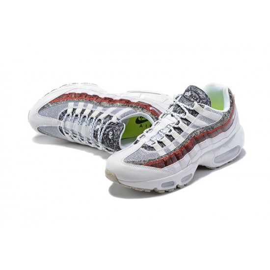 Nike Air Max 95 TT Herre Hvid og Rød Løbesko