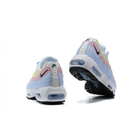 Nike Air Max 95 TT Dame Blå Gul Pink Løbesko