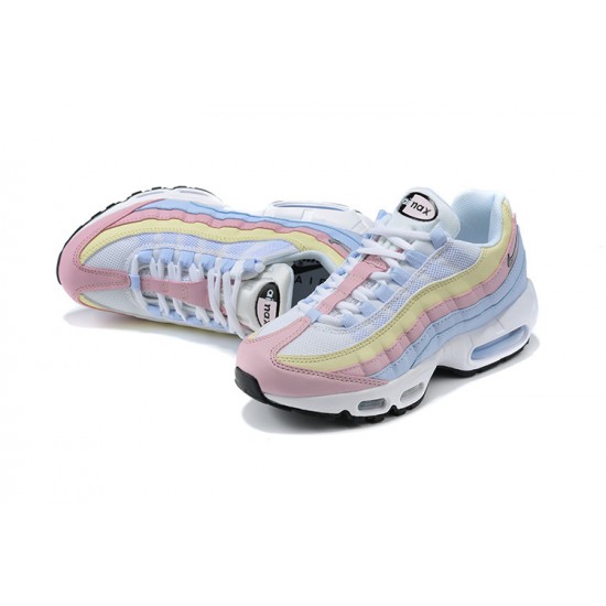 Nike Air Max 95 TT Dame Blå Gul Pink Løbesko