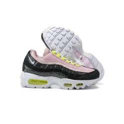 Nike Air Max 95 TT Dame Pink Sort Hvid Løbesko