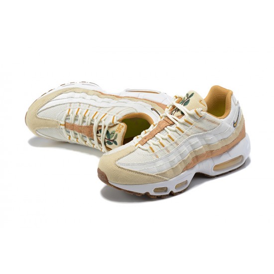 Nike Air Max 95 TT Dame Hvid Brun Løbesko DC3991-100