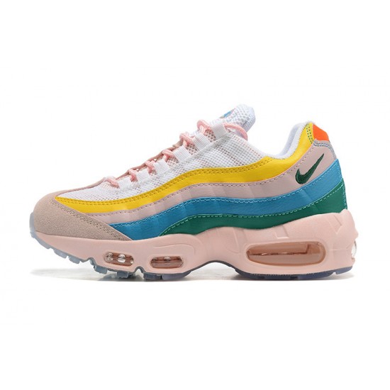 Nike Air Max 95 TT Dame Gul Pink Hvid Løbesko DQ9323-200