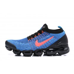 Nike Air VaporMax Flyknit 3 Dame/Herre Sort Blå Løbesko AJ6900-015