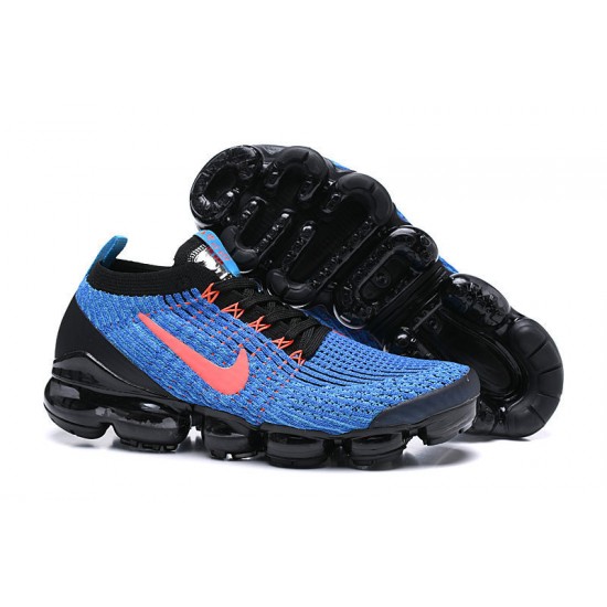 Nike Air VaporMax Flyknit 3 Dame/Herre Sort Blå Løbesko AJ6900-015