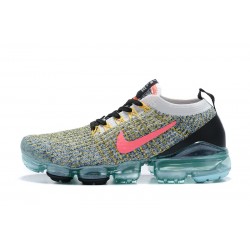 Nike Air VaporMax Flyknit 3 Dame/Herre Sort Grøn Løbesko AJ6910-104