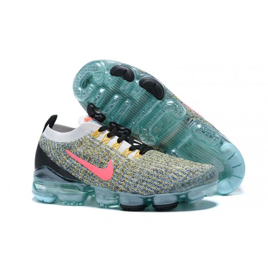 Nike Air VaporMax Flyknit 3 Dame/Herre Sort Grøn Løbesko AJ6910-104