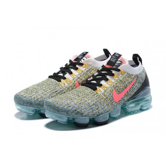 Nike Air VaporMax Flyknit 3 Dame/Herre Sort Grøn Løbesko AJ6910-104