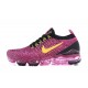 Nike Air VaporMax Flyknit 3 Dame/Herre Sort Rød Løbesko AJ6910-007