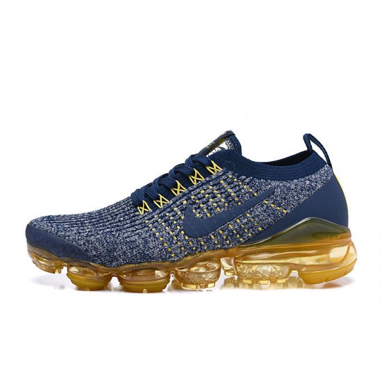 Nike Air VaporMax Flyknit 3 Dame/Herre Blå Gul  Løbesko AJ6900-444