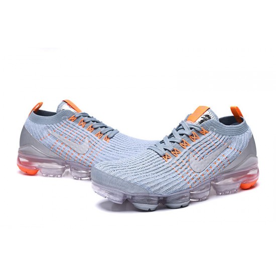 Nike Air VaporMax Flyknit 3 Dame/Herre Grå Orange Løbesko AJ6900-003