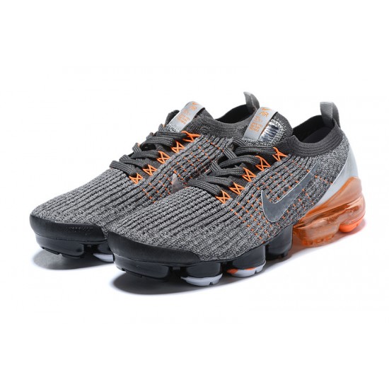 Nike Air VaporMax Flyknit 3 Dame/Herre Grå Orange Løbesko AJ6900-024