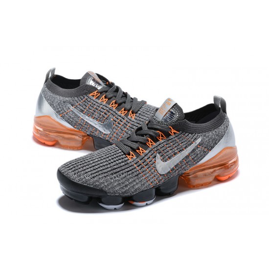 Nike Air VaporMax Flyknit 3 Dame/Herre Grå Orange Løbesko AJ6900-024