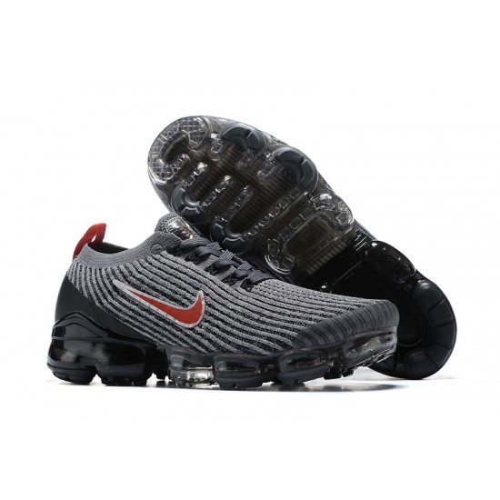 Nike Air VaporMax Flyknit 3 Dame/Herre Grå Rød Løbesko AJ6900-012