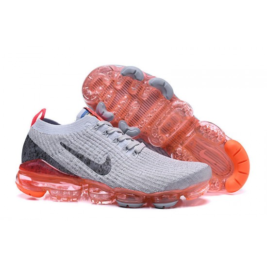 Nike Air VaporMax Flyknit 3 Dame/Herre Grå Rød Løbesko AJ6900-600