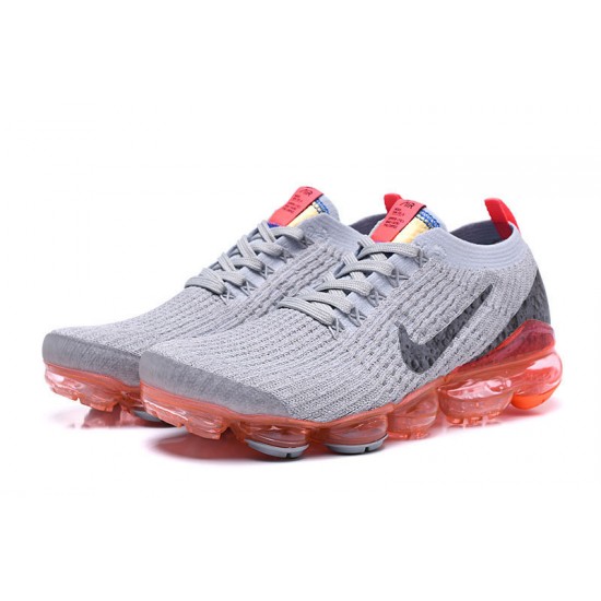 Nike Air VaporMax Flyknit 3 Dame/Herre Grå Rød Løbesko AJ6900-600