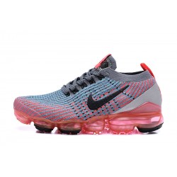 Nike Air VaporMax Flyknit 3 Dame/Herre Grå Rød Løbesko AJ6900-601