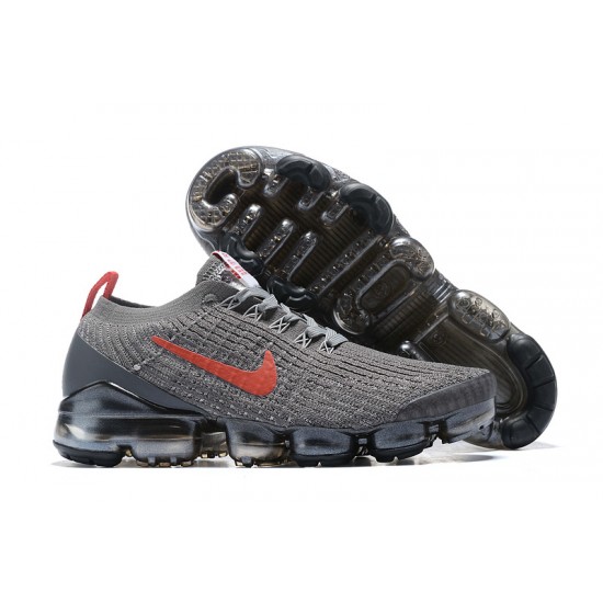 Nike Air VaporMax Flyknit 3 Dame/Herre Grå Rød Løbesko CT1270-001