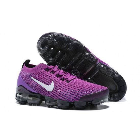 Nike Air VaporMax Flyknit 3 Dame/Herre Lilla Sort Løbesko AJ6900-502