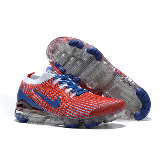 Nike Air VaporMax Flyknit 3 Dame/Herre Rød Blå Løbesko CW5585-100