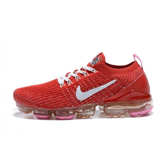 Nike Air VaporMax Flyknit 3 Dame/Herre Rød Hvid Løbesko CU4756-600