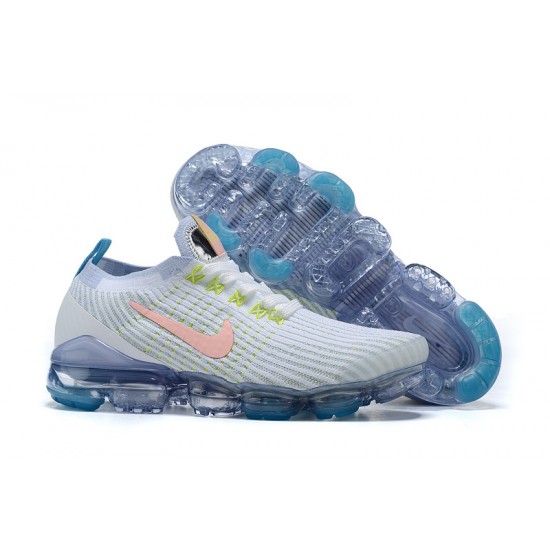 Nike Air VaporMax Flyknit 3 Dame/Herre Hvid Blå Løbesko AJ6900-003