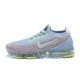 Nike Air VaporMax Flyknit 3 Dame/Herre Hvid Blå Løbesko AJ6910-200