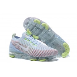 Nike Air VaporMax Flyknit 3 Dame/Herre Hvid Blå Løbesko AJ6910-200