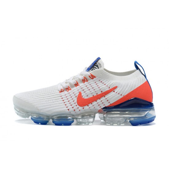 Nike Air VaporMax Flyknit 3 Dame/Herre Hvid Blå Løbesko CZ7994-100