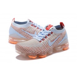 Nike Air VaporMax Flyknit 3 Dame/Herre Hvid Orange Løbesko AJ6910-400