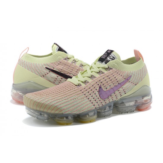 Nike Air VaporMax Flyknit 3 Dame/Herre Gul Sort Løbesko AJ6910-700