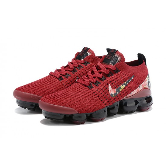 Nike Air VaporMax Flyknit 3 Dame Rød Sort Løbesko CT1274 -600