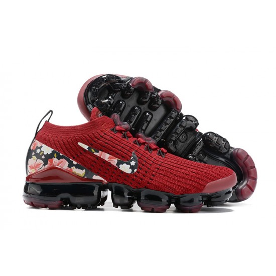 Nike Air VaporMax Flyknit 3 Dame Rød Sort Løbesko CT1274 -600