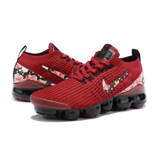 Nike Air VaporMax Flyknit 3 Dame Rød Sort Løbesko CT1274 -600