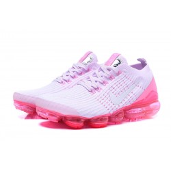 Nike Air VaporMax Flyknit 3 Dame Hvid Pink Løbesko AJ6910-005