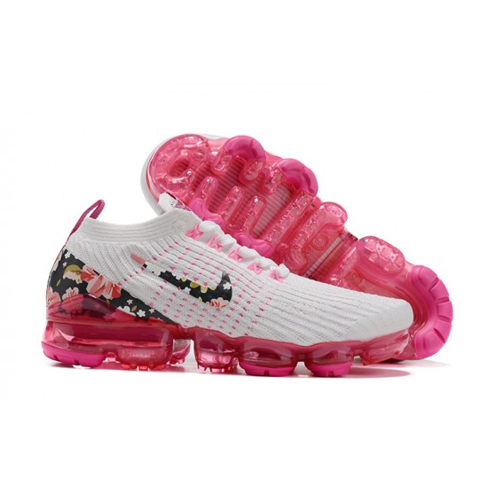 Nike Air VaporMax Flyknit 3 Dame Hvid Pink Løbesko AJ6910-601