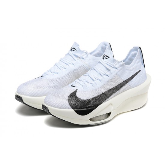 Nike Air Zoom Alphafly NEXT 3 Dame/Herre Sort og Hvid Løbesko 