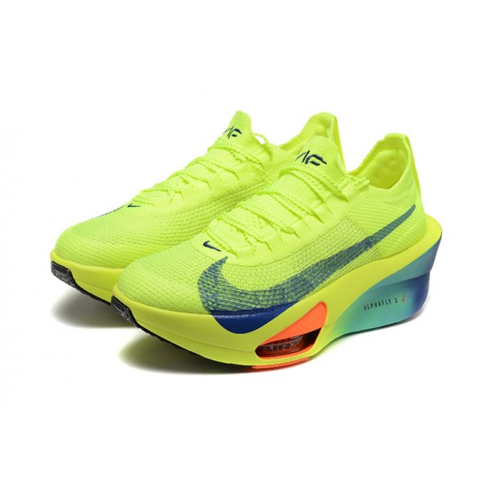 Nike Air Zoom Alphafly NEXT 3 Dame/Herre NeonGrøn Løbesko 