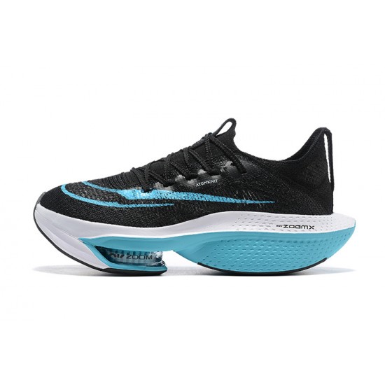 Nike Air Zoom Alphafly Next 2 Dame/Herre Sort og Blå Løbesko 