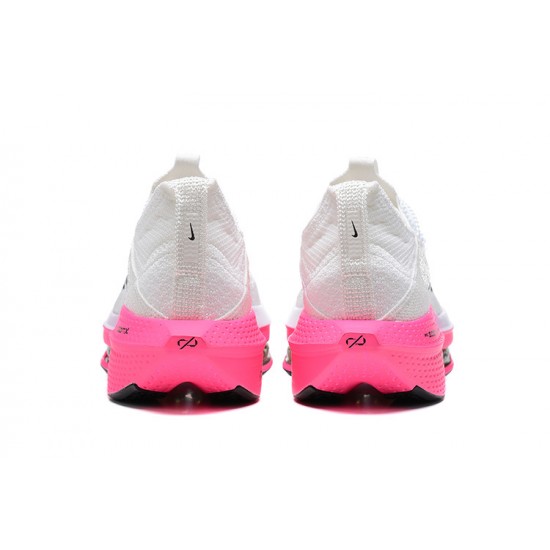 Nike Air Zoom Alphafly Next 2 Dame/Herre Hvid Pink Løbesko 