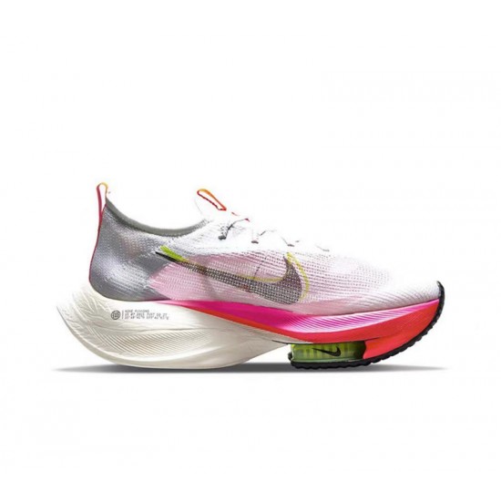 Nike Air Zoom Alphafly Next 2 Dame/Herre Hvid og Pink Løbesko 