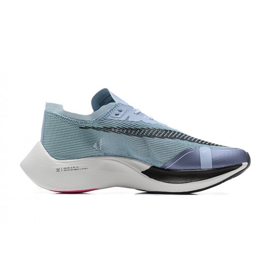 Nike ZoomX VaporFly NEXT Dame/Herre Sort Blå Løbesko 