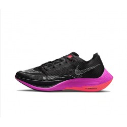 Nike ZoomX VaporFly NEXT Dame/Herre Sort Lilla Løbesko 