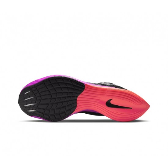 Nike ZoomX VaporFly NEXT Dame/Herre Sort Lilla Løbesko 