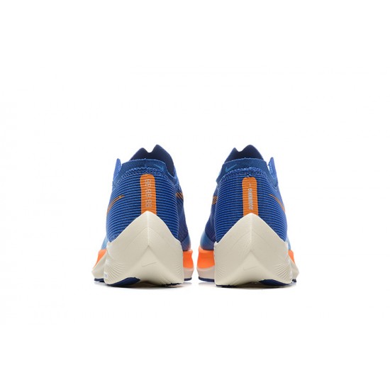 Nike ZoomX VaporFly NEXT Dame/Herre Blå Orange Løbesko 