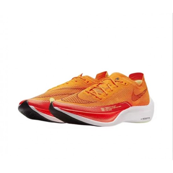 Nike ZoomX VaporFly NEXT Dame/Herre Orange Rød Løbesko 