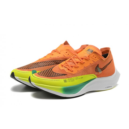 Nike ZoomX VaporFly NEXT Dame/Herre Orange Hvid Løbesko 