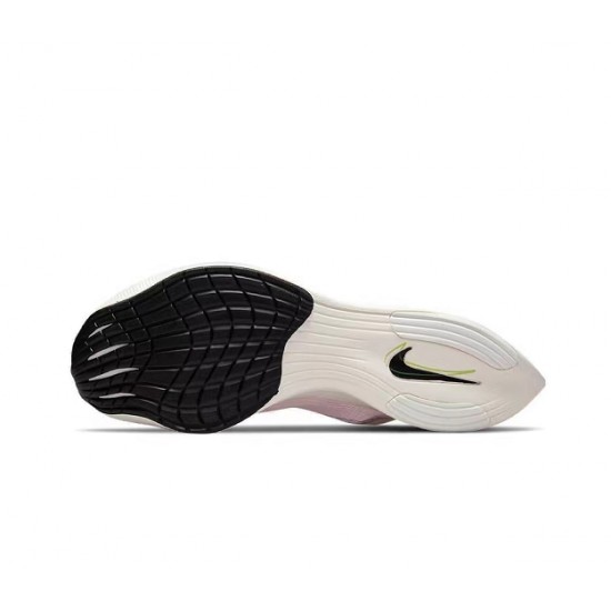 Nike ZoomX VaporFly NEXT Dame/Herre Pink Hvid Løbesko 