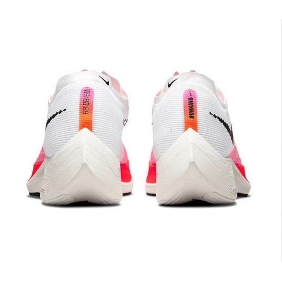 Nike ZoomX VaporFly NEXT Dame/Herre Pink Hvid Løbesko 