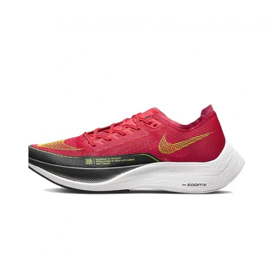 Nike ZoomX VaporFly NEXT Dame/Herre Rød Sort Løbesko 