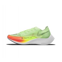 Nike ZoomX VaporFly NEXT Dame/Herre Rød Gul Løbesko 